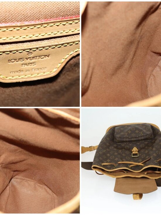 LOUIS VUITTON Monogram Montsouris GM Backpack M51135 LV Auth SW1914 main image 7